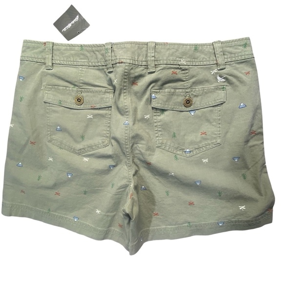 Eddie Bauer Pants - Eddie Bauer Green Cargo Shorts Lightweight Cotton